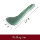 Natural Aventurine Jade Stone Guasha Massage Tool SPA Therapy Massager Scraping Board Antistress Body