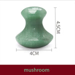 Natural Aventurine Jade Stone Guasha Massage Tool SPA Therapy Massager Scraping Board Antistress Body