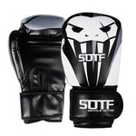 SUOTF MMA Fierce fighting Boxing Sports Leather Gloves Tiger Muay Thai boxing pads fight Women/Men sanda boxe thai glove box mma