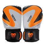 SUOTF MMA Fierce fighting Boxing Sports Leather Gloves Tiger Muay Thai boxing pads fight Women/Men sanda boxe thai glove box mma