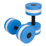 2PCS Water Foam Floating Dumbbell  Aquatic Exercise Dumbells EVA Water Barbells Hand Bar For Water Yoga Fitness