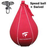 Boxing Pear Shape PU Speed Ball Swivel Punch Bag Punching boxeo Speed bag Punch Fitness Training Ball Gym Exercise Agility