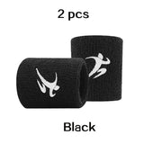 REXCHI Cotton Elastic Wristbands Gym Fitness Gear Support Power Weightlifting Wrist Wraps for Basketball Tennis Badminton Brace