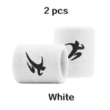 REXCHI Cotton Elastic Wristbands Gym Fitness Gear Support Power Weightlifting Wrist Wraps for Basketball Tennis Badminton Brace