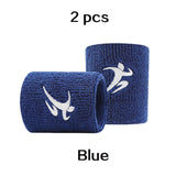 REXCHI Cotton Elastic Wristbands Gym Fitness Gear Support Power Weightlifting Wrist Wraps for Basketball Tennis Badminton Brace
