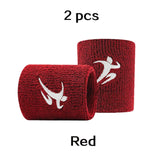 REXCHI Cotton Elastic Wristbands Gym Fitness Gear Support Power Weightlifting Wrist Wraps for Basketball Tennis Badminton Brace