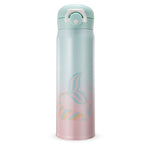 500ML Fashion Stainless Steel Water Bottle Kids School Thermal Insulated Vacuum Flask Hot/Cold Water Bottle for Sports Gym Gifts