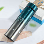 500ML Fashion Stainless Steel Water Bottle Kids School Thermal Insulated Vacuum Flask Hot/Cold Water Bottle for Sports Gym Gifts