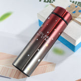 500ML Fashion Stainless Steel Water Bottle Kids School Thermal Insulated Vacuum Flask Hot/Cold Water Bottle for Sports Gym Gifts