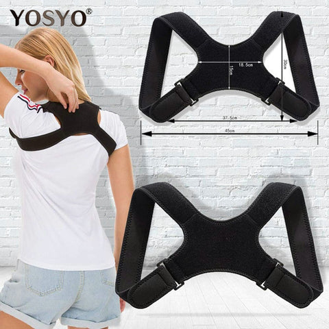 YOSYO Spine Posture Corrector Protection Back Shoulder Posture Correction Band Humpback Back Pain Relief Corrector Brace