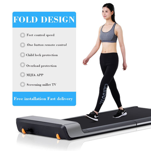 Walkingpad walking machine foldable household models non-flat treadmill mute small millet smart app