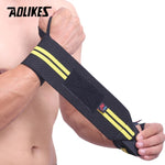 AOLIKES 1 Pair Wristband Wrist Support Weight Lifting Gym Training Wrist Support Brace Straps Wraps Crossfit Powerlifting