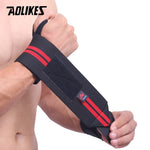 AOLIKES 1 Pair Wristband Wrist Support Weight Lifting Gym Training Wrist Support Brace Straps Wraps Crossfit Powerlifting