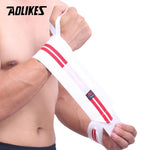 AOLIKES 1 Pair Wristband Wrist Support Weight Lifting Gym Training Wrist Support Brace Straps Wraps Crossfit Powerlifting