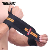 AOLIKES 1 Pair Wristband Wrist Support Weight Lifting Gym Training Wrist Support Brace Straps Wraps Crossfit Powerlifting