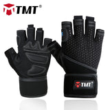 TMT gym Gloves dumbbell Fitness gloves weightlifting belt Sports Exercise Weight Lifting Gloves Body Building Training barbell