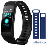 TimeOwner Smart Band Heart Rate Blood Pressure Monitor High Brightness Colorful Screen Smart Bracelet Wristband Notification