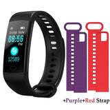 TimeOwner Smart Band Heart Rate Blood Pressure Monitor High Brightness Colorful Screen Smart Bracelet Wristband Notification