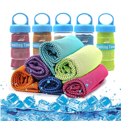 Outdoor Sport Ice Towel Rapid Cooling Microfiber Quick-Dry Ice Towels For Fitness Yoga Summer Enduring Instant Chill Towel