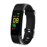 Smart Bracelet 115 Plus Blood Pressure Fitness Tracker Smart Watches Men Heart Rate Monitor Waterproof Smart Wristband Tracker