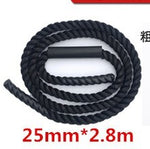 3m x 25mm Heavy Jump Rope Weighted Battle Skipping Ropes Power Training Improve Strength Fitness Home Gym Equipment D90506