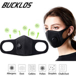 2PC Mouth-muffle Anti Dust Cycling Masks with Filter Half Face Carbon Bike Mask  FaceMasks training mask