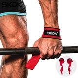 SKDK 1Pair Weightlifting Hand Belt Anti-slip Sport Fitness Wrist Wraps Straps Gym Support Lifting grip belt Fitness Bodybuilding