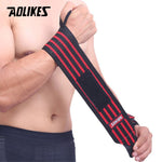 AOLIKES 1PCS Wrist Support Straps Wraps For Weight Lifting Fitness Gym Sport Wristbands