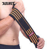 AOLIKES 1PCS Wrist Support Straps Wraps For Weight Lifting Fitness Gym Sport Wristbands