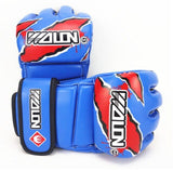 Wolon Open Fingers Women/Men Muay Thai Boxing MMA Gloves Sparring Martial Arts Mitt Sanda Wushu Grappling Training Mitt Gear DEO