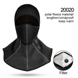 CoolChange Winter Cycling Face Mask Fleece Thermal Windproof Bike Cap Balaclava Ski Fishing Skating Hat Snowboard Training Mask