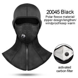 CoolChange Winter Cycling Face Mask Fleece Thermal Windproof Bike Cap Balaclava Ski Fishing Skating Hat Snowboard Training Mask