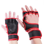 Professional Gym Fitness Gloves Power Weight Lifting Women Men Crossfit Workout Bodybuilding Half Finger Ridding Gloves New