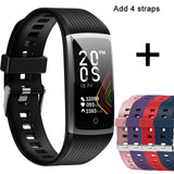 2020 Fitness Bracelet Blood Pressure Fitness Tracker Waterproof Smart Bracelet Heart Rate Smart Band Watch Wristband Men Women