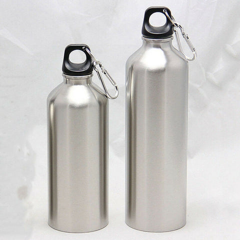 500ML 750ML Stainless Steel Sports Water Bottles + Leak Proof Cap Gym Canteen Tumbler Water Bottle With Lid 25oz