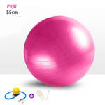 Sports Yoga Balls Fitness Balance Ball Pelota Pilates Equipment Exercise Gym Ball New Balance Women With Pump 55cm 65cm 75cm