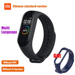 In stock Original Xiaomi Mi Band 4 Global version with NFC Newest Smart Wristband Xiaomi Band 4 Heart Rate Fitness Color Screen