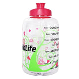 QuiFit Plastic Wide Mouth Big Drinking Water Bottles 2.5L 3.78L Gallon Jug BPA Free Sport Fitness Tourism GYM Travel Unique Item