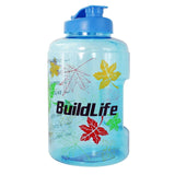 QuiFit Plastic Wide Mouth Big Drinking Water Bottles 2.5L 3.78L Gallon Jug BPA Free Sport Fitness Tourism GYM Travel Unique Item