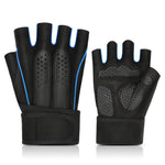 REXCHI Professional Gym Fitness Gloves Power Weight Lifting Fingerless Crossfit Workout Bodybuilding Glove Sports Equipment