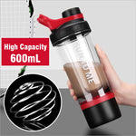 Shaker Water Bottle Drink Plastic Bottles BPA Free Gym Fitness Kettle Outdoor Camping Picnic Bicycle Cycling Climbing Bottle