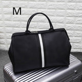 Women Sport Bag Stripe Gym Bag Fitness Sports Bag Large Travel Handbag Duffle Bags Overnight Weekend Traveling Bags Men XA637WB