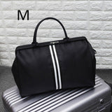 Women Sport Bag Stripe Gym Bag Fitness Sports Bag Large Travel Handbag Duffle Bags Overnight Weekend Traveling Bags Men XA637WB