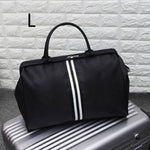 Women Sport Bag Stripe Gym Bag Fitness Sports Bag Large Travel Handbag Duffle Bags Overnight Weekend Traveling Bags Men XA637WB