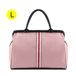 Women Sport Bag Stripe Gym Bag Fitness Sports Bag Large Travel Handbag Duffle Bags Overnight Weekend Traveling Bags Men XA637WB