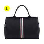 Women Sport Bag Stripe Gym Bag Fitness Sports Bag Large Travel Handbag Duffle Bags Overnight Weekend Traveling Bags Men XA637WB