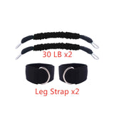 Speed and Agility Training Leg Resistance Bands Bonus Thigh Straps for Fitness Leg Strength Workout Football Running Training