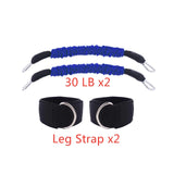 Speed and Agility Training Leg Resistance Bands Bonus Thigh Straps for Fitness Leg Strength Workout Football Running Training