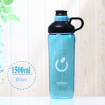 1500ml/2000ml Large Capacity Sports Water Bottles Leak-Proof Gym Fitness Sport Shaker Drink Bottles Camping Cycling Waterbottle