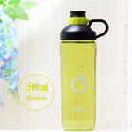 1500ml/2000ml Large Capacity Sports Water Bottles Leak-Proof Gym Fitness Sport Shaker Drink Bottles Camping Cycling Waterbottle